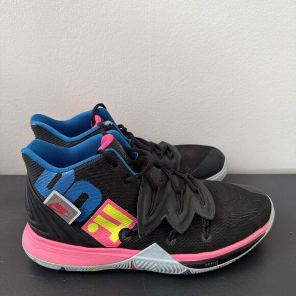 Nike Kyrie‎ 5 Just Do It Black Volt Hyper Pink (AO2918-003) Men's Size 7 W 8.5 - Picture 3 of 13